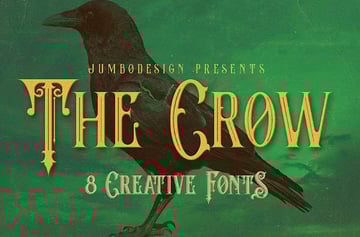 the crow font