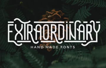 extraorindary font