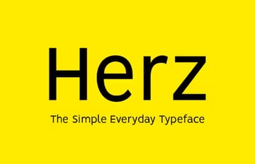 herz font