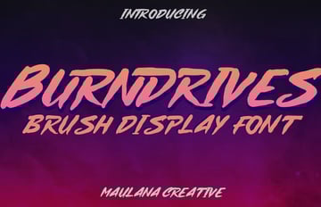 burndrives font
