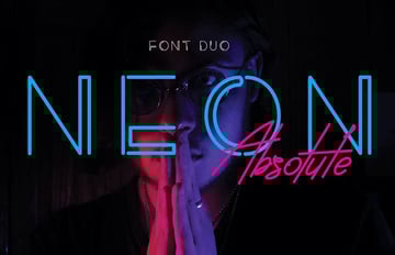 neon absolute font