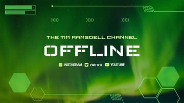 Twitch Offline Banner Maker With Tech Images