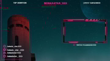 OBS Twitch Stream Overlay Template Generator