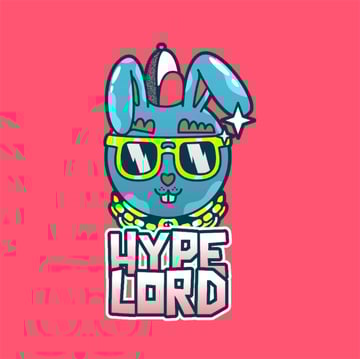 Twitch Emote Template with a Fancy Bunny Graphic