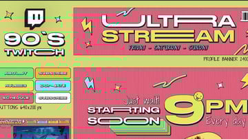 90s twitch overlay