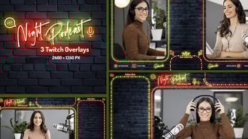 podcast stream overlay