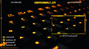 clean twitch overlay