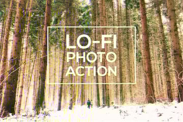 lofi photoshop action