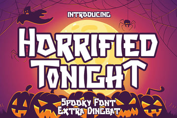 horrified tonight font