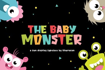 baby monster font