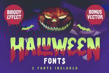 haluween font