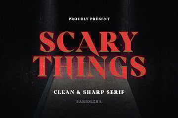scary things font