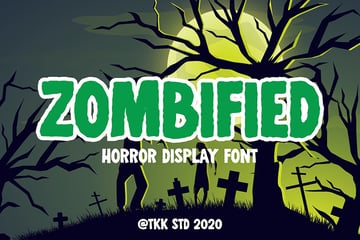 zombified font