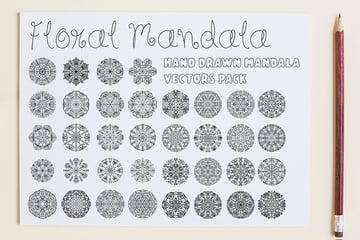 floral mandalas