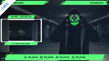 neon twitch overlay