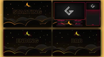 starry twitch overlay