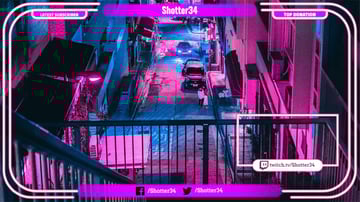 neon twitch overlay obs