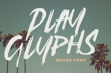 brush font
