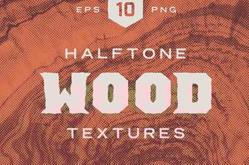 wood halftone textures