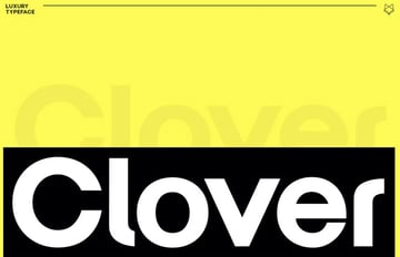 clover sans serif font
