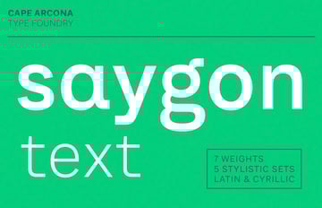 saygon font