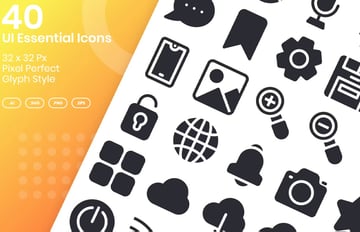 solid icon set
