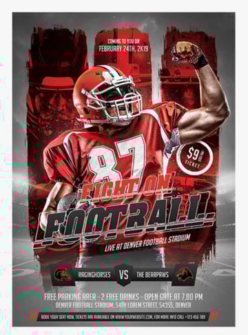 Football Event Flyer