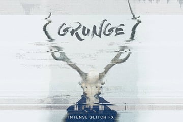 Grunge Glitch Photoshop Effect