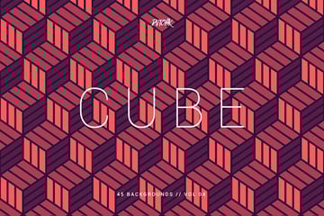 Cube Seamless Geometric Backgrounds by devotchkah