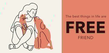 Cute Pet Themed Twitter Header Template