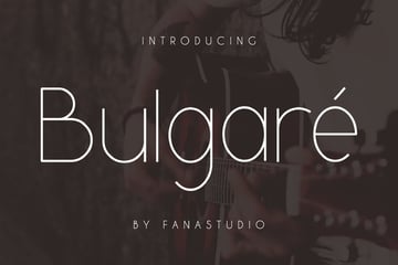 Bulgare Modern Minimalist Font