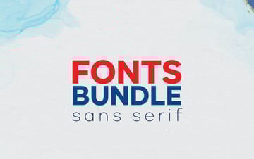 Sans Serif Modern Font Styles Font Bundle