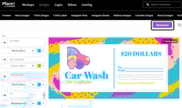 how to make a gift certificate