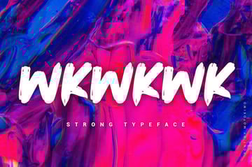Wkwkwk - Strong Bold Typeface