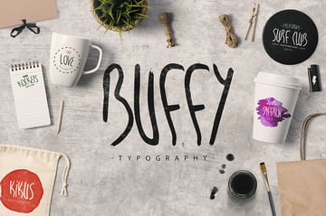 My Name is Buffy Display Font