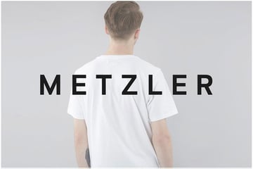 METZLER Minimal Sans-Serif Typeface  Web Font