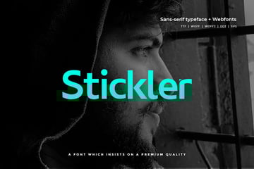 Stickler - Modern Typeface  WebFont
