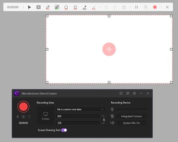 Recording Wondershare DemoCreator