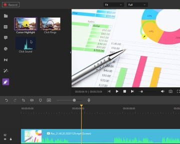 Cursor Video Effects Wondershare DemoCreator