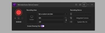 Recording Area Wondershare DemoCreator