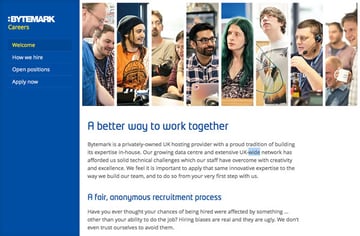 Bytemark careers site