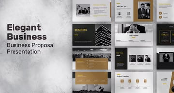 Elegant Gold - Beautiful Google Slides Templates