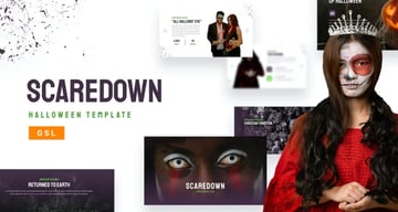 Scaredown - Halloween Themed Google Slides