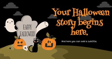 Halloween Story - Free Halloween Themed Google Slides