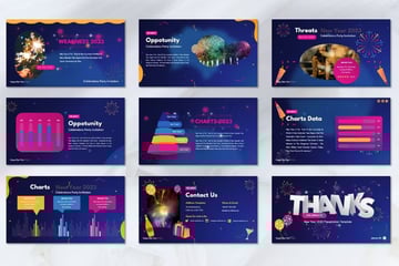 03 Celebrate - New Year 2023 Powerpoint Template