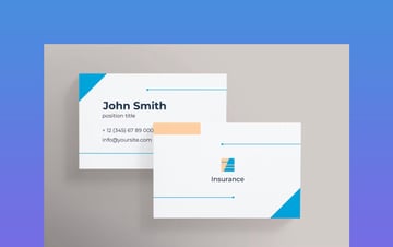 Insurance Agency Business Card