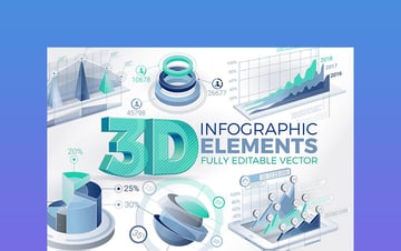 3D Corporate Infographic Elements