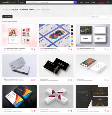 Envato Elements - Business Card Items