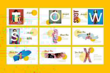 New Pastel Business Google Slides Presentation a premium template on Envato Elements that uses loads of visuals