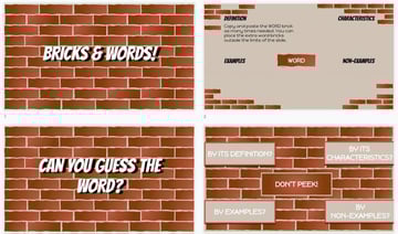 Palabras y Ladrillos - Tema de Diapositivas para Google Slides Gratis